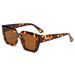 Retro Black Square Sunglasses - Slim Korean Style UV400 Sunglasses For Men (High-End Lightweight Frame, Outdoor & Fashion)_viptrois.com