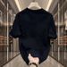 2025 summer loose men and women pullover 100% cotton short sleeve T-shirt_viptrois.com
