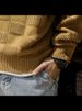 American Style Casual 650g Heavyweight For Men Winter Thickened Warm Knitted Sweater Loose Trendy Brand Plus Size Jacket_viptrois.com