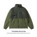 Fleece Cotton-padded Jacket For Men With Loose Stand-up Collar Fleece Cotton-padded Jacket For Warmth And Casual Fleece Cotton-padded Jacket For Men_viptrois.com