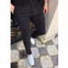 Men's Clothing Business Dotted Stripes Digital Printing Casual Slim Fit Pants_viptrois.com