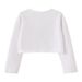 Hand Crocheted Beaded Floral Cardigan For Girls - Lightweight Korean Style Knitwear For Spring & Summer (8-16 Years)_viptrois.com