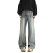 Men's High Street Handsome Loose Casual Versatile Wide Leg Straight Pants_viptrois.com