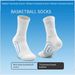 Shoe Accessories Mid Tube Football Socks Children's Color Matching Striped Anti Slip Socks Thick Towel Bottom Socks Men's Professional Sports Socks_viptrois.com