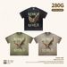 Men's Clothing Redemption Angel Youth Casual Worn Washed Short Sleeved T Shirt_viptrois.com