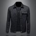 Men's Clothing Spring New Men's Light Luxury Fashion High-end Jacquard Workwear Loose Jacket Lapel Coat_viptrois.com