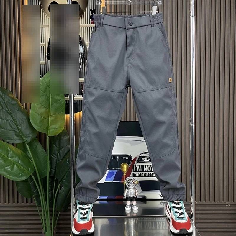 Autumn Casual Men's Pants Three Dimensional Cut Washed Versatile Comfortable Loose Fit Long Pants Korean Style Jogger Leg Cargo_viptrois.com