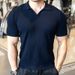 Men's Clothing Fashion Retro Loose Short Sleeved Polo Shirt Simple Fashion Casual Paul Shirt_viptrois.com