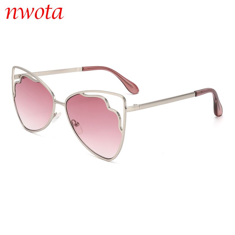 New Hollow Butterfly Frame Sunglasses Cross Border Personality Fashion Cat Eye Sunglasses Factory Direct Sales T1285_viptrois.com