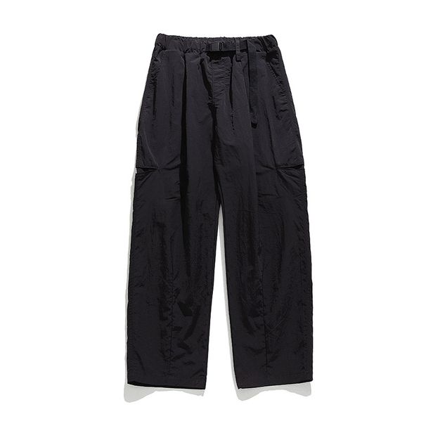 Men's Clothing Mountain Outdoor Straight Casual Pants Men's Spring New Loose Buckle Belt Design Functional Style Trousers_viptrois.com