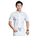 Men's Clothing Short Sleeved Women's Barbecue Restaurant Back Kitchen Canteen Catering Work Clothes Printing Chef Clothing Printing_viptrois.com
