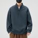 Nordmann Shanggu Clothing 2025 Men's Stand Collar Long Sleeve Polo Shirt Sweatshirt Korean Version Loose Fit Trendy Fashion Top_viptrois.com