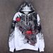 Pure Pure Autumn Winter European American HIPHOP Trendy Street Dance Graffiti Hooded Jacket Hip Hop Sweatshirt Casual Plus Size_viptrois.com