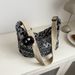 Women's Shoulder Bags Large-capacity Fashionable Ethnic-style Casual Bag, Single-shoulder Crossbody Bag, Dumpling Bag For Girls_viptrois.com