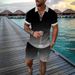 Men's Clothing Foreign Trade Cross Border Fashion Zipper Polo Shirt Suit 2023 Men's Casual 3D Printed Polo Shirt Shorts_viptrois.com