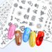 Arte Clavo Nail Art Templates Stamping Plate Design Flower Leaf Butterfly Christmas Lace Stamp Templates Plate Image Accessories_viptrois.com