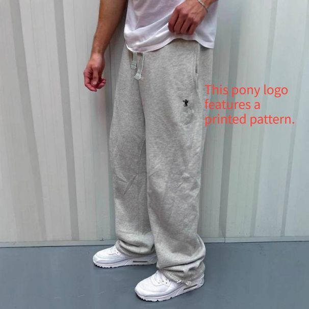 Men's Clothing Cross Border Embroidered Zipper Sweatpants Casual Trousers High Street Hip Hop Rap Street US Size Men And Women Sweatpants Wholesale_viptrois.com