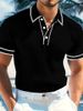 2026 Summer Short-Sleeved Multi-Color Plaid Collar Breathable And Comfortable Casual Everyday Polo Shirt For Men In Europe And America_viptrois.com