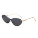 Metal Single Beam Large Frame Polygonal Sunglasses For Women Retro Simple European And American Ins Street Shooting Beach Sunshade Sunglasses Trend_viptrois.com