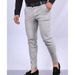 New Men's Solid Color Slim Fit Casual Trousers European And American Style Fashionable Business Pants With Pocket For Men_viptrois.com