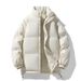 Men's Clothing Winter Padded Jacket - Thickened Polyester Coat With Multiple Pockets, Loose Fit, Zipper Closure, Warm & Stylish For Casual Wear_viptrois.com