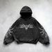 Men's Clothing Hooded Sweatshirt Pullover Hoodie Winter High Street Unisex Sweatshirt_viptrois.com
