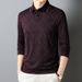 Nordmann Two-Piece Middle-Aged Men's Spring And Autumn Long Sleeve T-Shirt Polo Turn-Down Collar Business Casual Fashion_viptrois.com