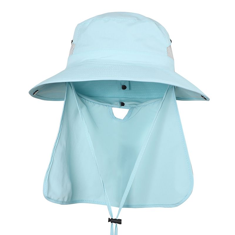 Kids Fisherman Hat With Detachable Neck Flap - Breathable & Foldable Sun Hat For Boys & Girls Outdoor Camping & Beach Activities_viptrois.com