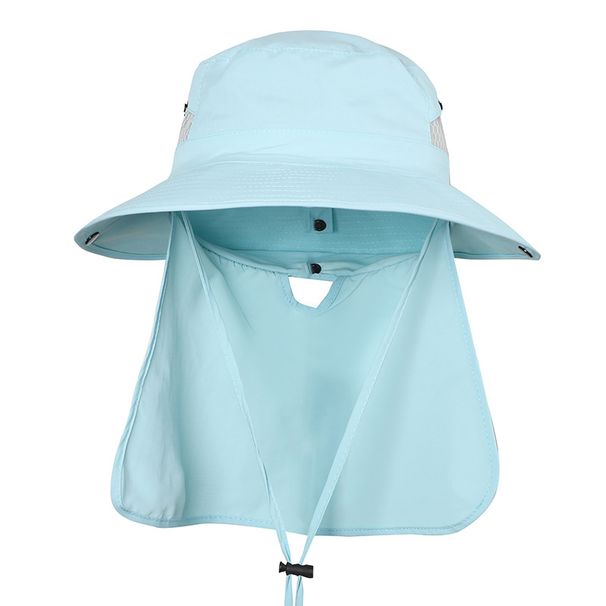 Kids Fisherman Hat With Detachable Neck Flap - Breathable & Foldable Sun Hat For Boys & Girls Outdoor Camping & Beach Activities_viptrois.com