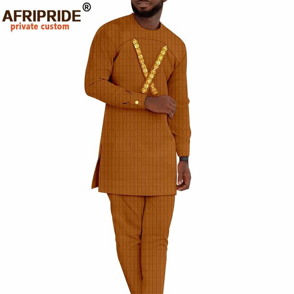 Men's clothing African ethnic men's casual set_viptrois.com