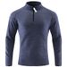 Autumn Outdoor Jacket For Men, Stretchy, Quick Drying, Breathable, And Warm With Fleece, Standing Collar Long Sleeved A37_viptrois.com