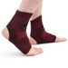 Support Far Infrared Magnetic Fiber Compression Warm Health Care Ankle Sleeve_viptrois.com