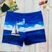Man's clothing Summer adult swim trunks men's flat horn pattern large size beach beach hot spring loose men's swim trunks_viptrois.com