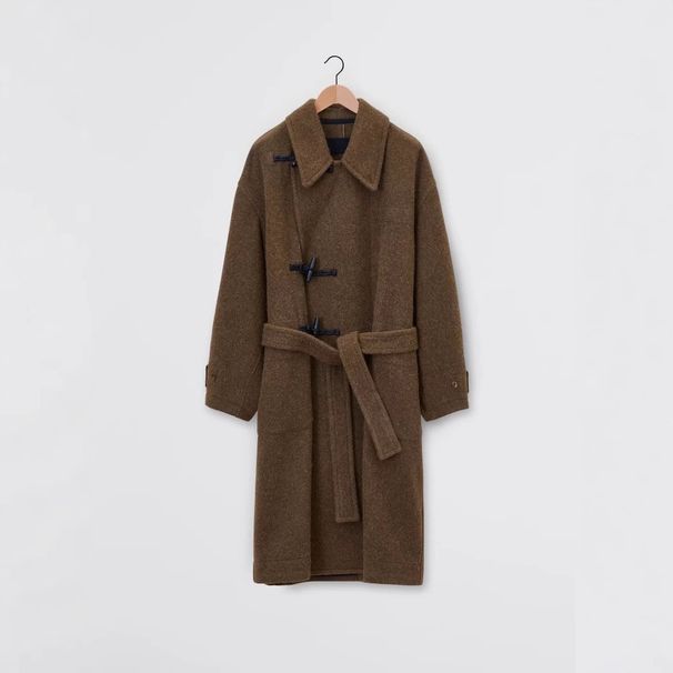 Men's Clothing Woolen Coat For Women, Loose Silhouette, Horn Button, Same Style Woolen Coat For Men And Women_viptrois.com