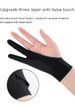 Personalized Single-finger Three-layer Anti-touch Painting Sketch Graphics Tablet Flat Drawing Gloves_viptrois.com
