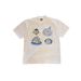 Pure Cotton T-Shirt Oversized Dessert Print Couple Short Sleeved For Women And Men Heavyweight 250g_viptrois.com