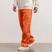 Men's Clothing Street Fashion Retro Casual Cuffed Trousers Men Cross Border Delivery_viptrois.com
