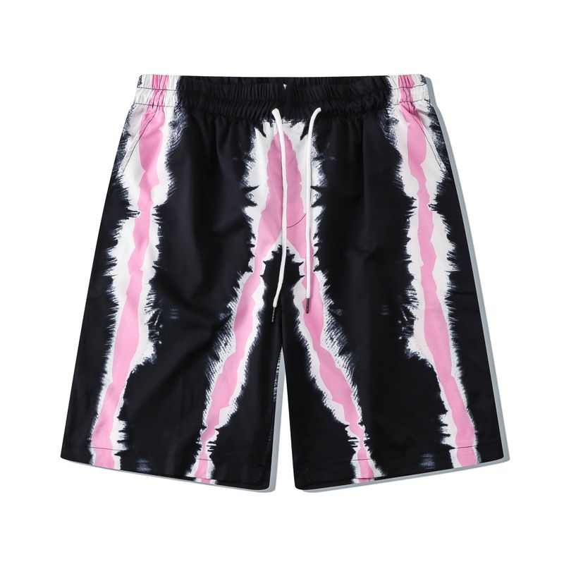 Men's Clothing Shirt Suit High Street Digital Printed Butterfly Loose Short Sleeved Shirt Suit_viptrois.com
