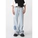 Men's Clothing | Spring New Loose Denim Pants with Hole Patches and Large Pockets Hip Hop Trend_viptrois.com