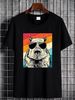 Retro Vintage Capybara With Sunglasses Animal Lovers T-Shirt Unisex T-shirt Homme Breathable Soft Designer Clothes Versatile Summer Streetwear_viptrois.com