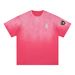 Men's Clothing T Shirt, 250g Heavyweight Pure Cotton, NNXX Round Neck, Short Sleeve, Loose Fit, Washed Gradient Woven Ribbon Sleeve, Badge Print._viptrois.com