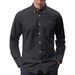 Men's Classic Oxford Button-Down Shirt – Breathable Cotton-Blend Long Sleeve Casual Shirt With Chest Pocket (M-5XL, White/Blue/Grey/Black/Navy)_viptrois.com
