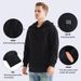5V USB heating sweatshirt, 5 zone heating, thickened thermal jacket, outdoor hooded heated sweatshirt_viptrois.com