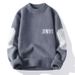 Men's Clothing Winter sweater, half turtleneck solid color knitted sweater, spring and autumn sweater, handsome twisted velvet and thick bottom_viptrois.com