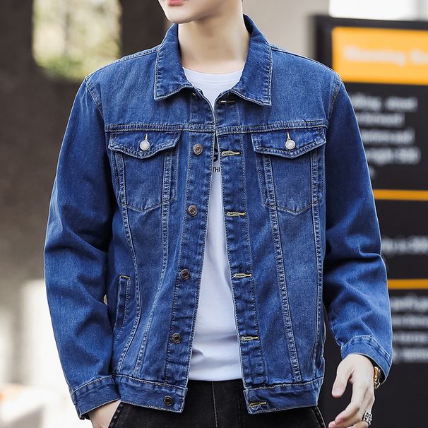 Hip-hop Men's Denim Jackets Streetwear Casual Cotton Classic Slim Jeans Coat Male Brand Clothes Cowboy Jacket Ropa Para Hombre_viptrois.com