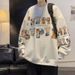 Autumn 2026 New Japanese Sweater Men's Trendy Ins Hong Kong Style Loose Long-sleeved T-shirt Top Trendy Versatile Jacket_viptrois.com