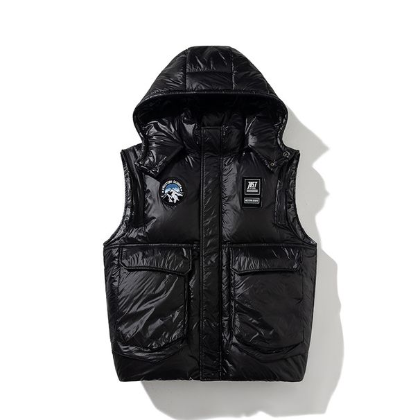Premium Unisex Thermal Down Vest & Jacket - 50% White Duck Down Fill, Detachable Sleeves, All-Season Warmth For Urban Adventures (Black, M-3XL)_viptrois.com