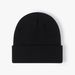 Hat Winter Women's Versatile Student Light Edition Knitted Hat Men's Fashion Warm Cold Hat Thick Ear Protection Black Knitted Hat_viptrois.com