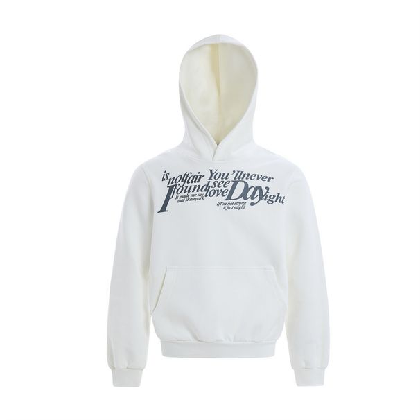 Letter Print Men's Autumn Loose Street Style Trendy Brand Simple Casual Versatile Pullover Hoodie_viptrois.com