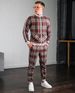 Men's Clothing Striped Sports Casual Suit Men's Large Size Slim Sports Trousers Jacket Two Piece Set Spring and Autumn_viptrois.com
